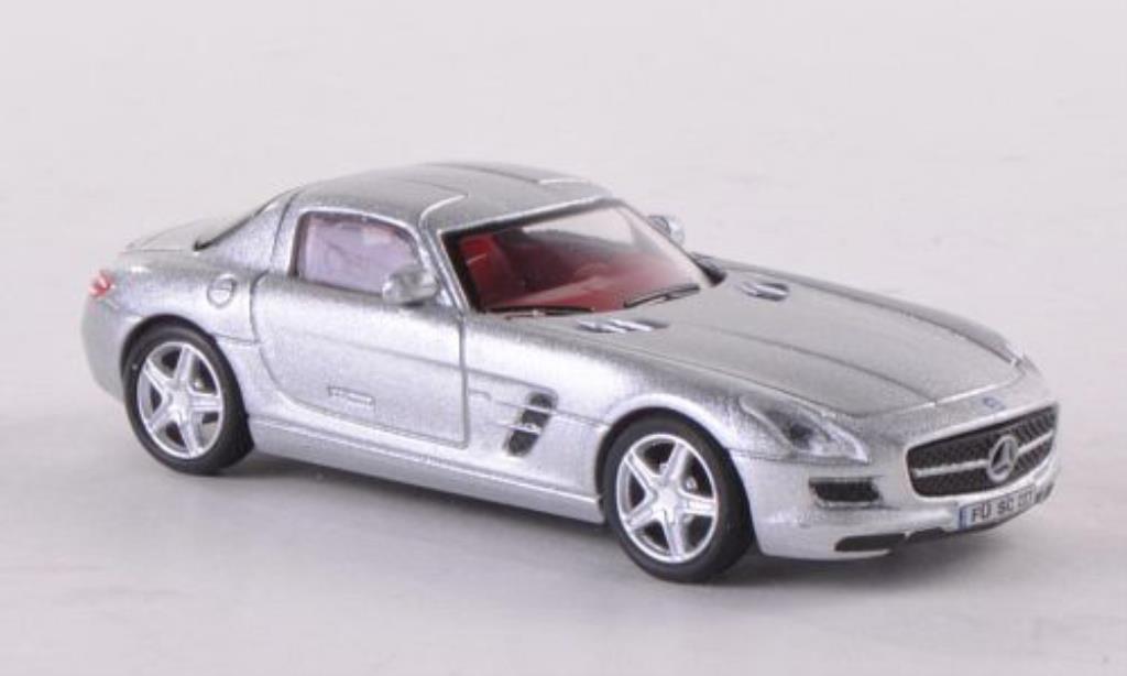 Mercedes SLS 1/87 Schuco AMG Coupe grey diecast model cars