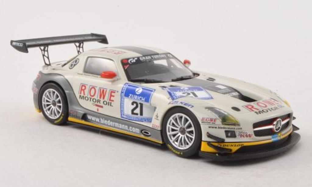 Mercedes SLS 1/43 Minichamps AMG GT3 No.21 Rowe Racing 24h Nurburgring 2012 /Bullitt diecast model cars