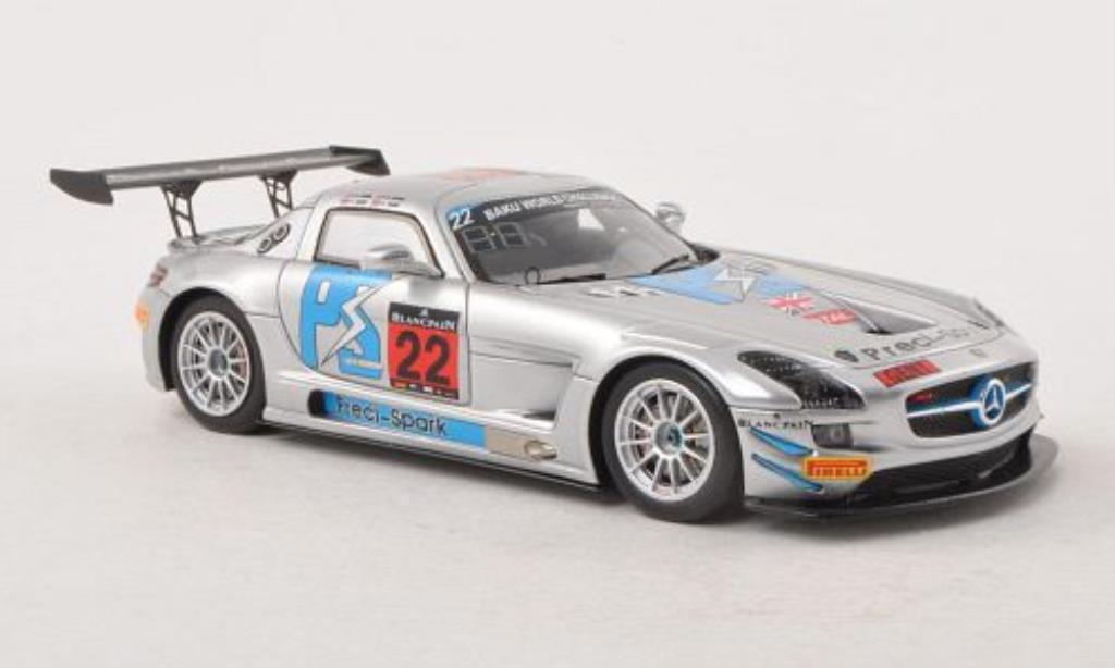 Mercedes SLS 1/43 Spark AMG GT3 No.22 Preci- 24h Spa 2013 /G.Jones diecast model cars