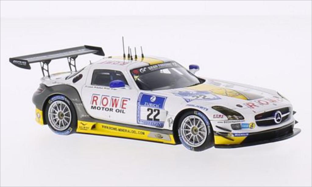 Mercedes SLS 1/43 Spark AMG GT3 No.22 ROWE Racing 24h Nurburgring 2015 /R.van diecast model cars