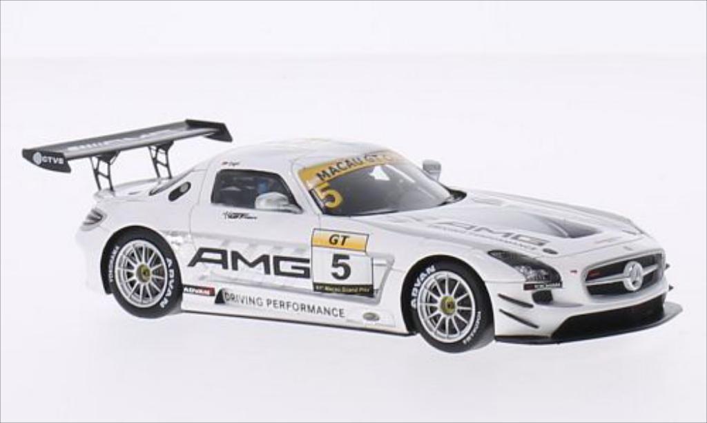 Mercedes SLS 1/43 Spark AMG GT3 No.5 GT Cup GP Macau 2014 diecast model cars