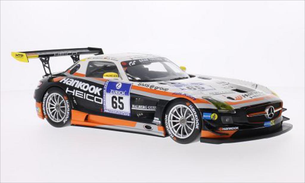 Mercedes SLS 1/18 Minichamps AMG GT3 No.65 Hankook-Team Heico Hankook 24h Nurburgring 2012 /A.Margaritis diecast model cars