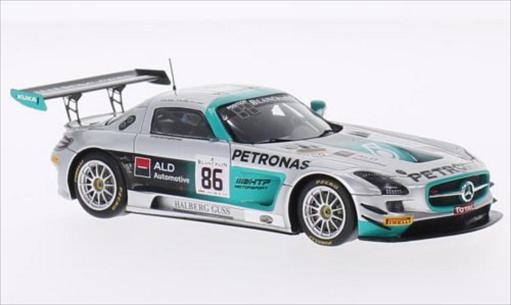 Mercedes SLS 1/43 Spark AMG GT3 No.86 HTP Motorsport Petronas 24h Spa 2014 /J.Jaafer diecast model cars