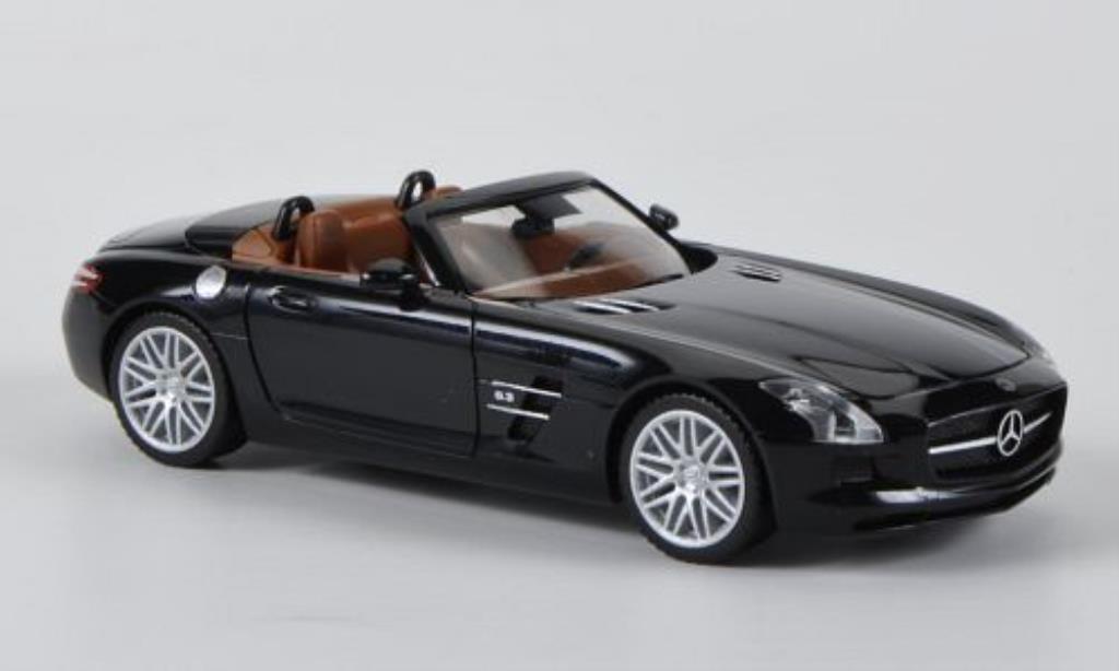 Mercedes SLS 1/87 Herpa AMG Roadster (R197) Brabus black diecast model cars