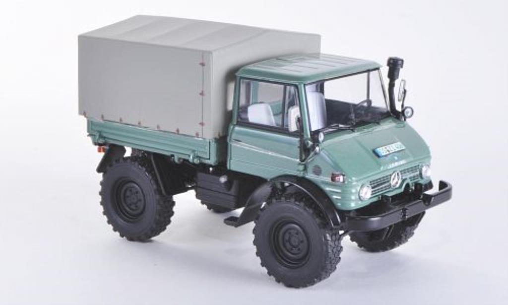 Mercedes Unimog 1/32 Weise 406 (U84) mit Ganzstahl-Fahrerhaus und Plane diecast model cars