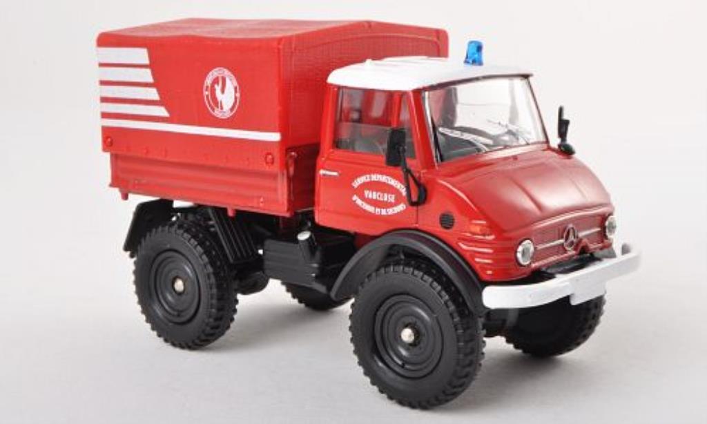 Mercedes Unimog 1/50 Solido 406 Vehicule dIncendie et de Secours - Vaucluse Fire brigade 1963 diecast model cars
