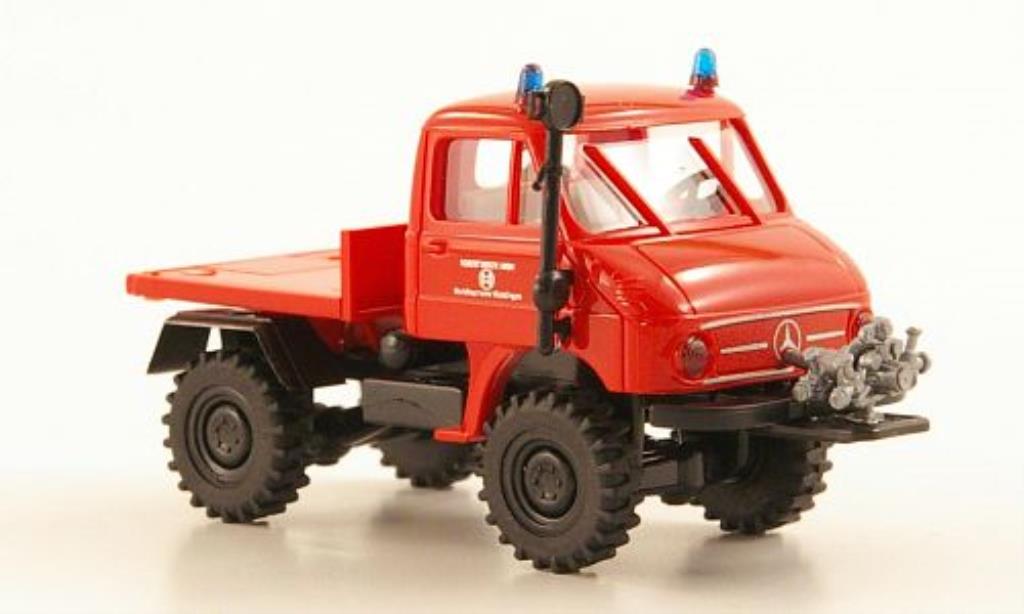 Mercedes Unimog 1/87 Brekina 411 Werksfeuerwehr Bosch diecast model cars