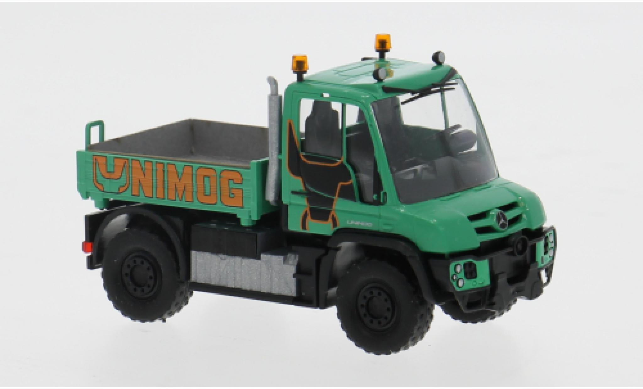 Mercedes Unimog 1/87 Busch U 430 green/orange 2013 1:87 diecast model cars