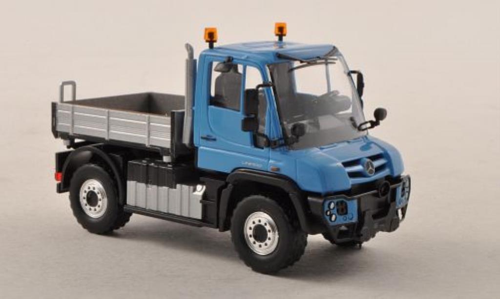 Mercedes Unimog 1/87 Busch U430 Pritsche blue diecast model cars