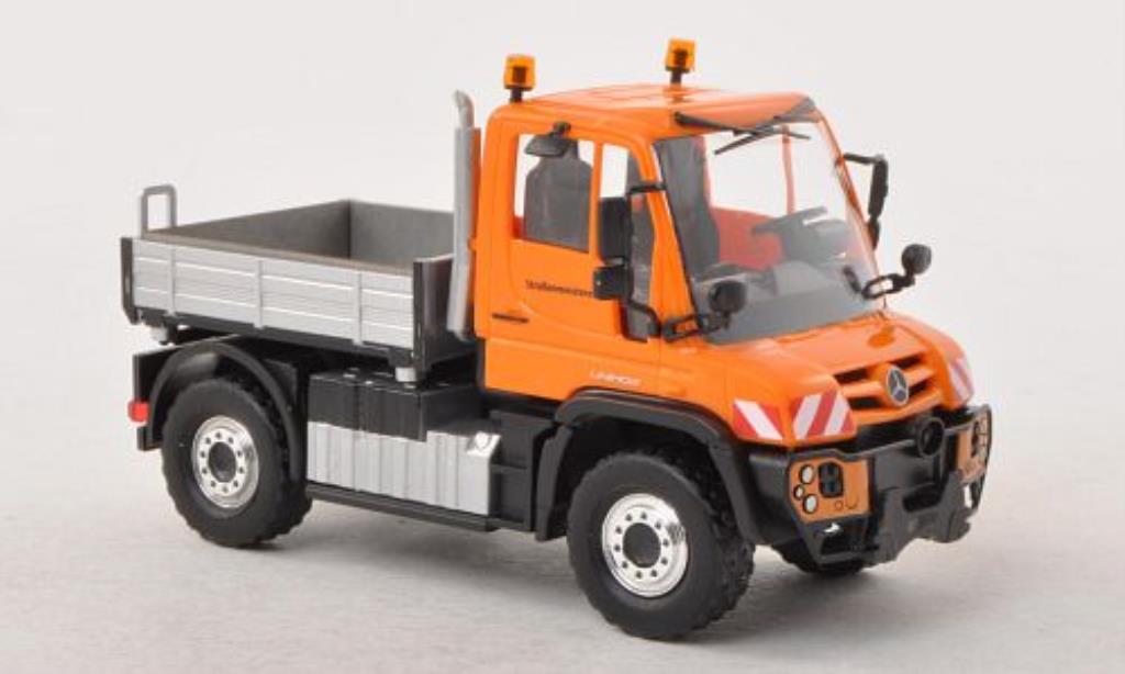Mercedes Unimog 1/87 Busch U430 Pritsche Strassenmeisterei diecast model cars