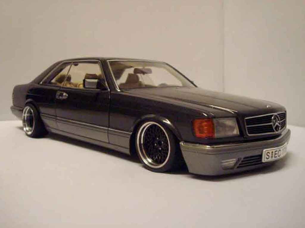 Mercedes 500 SEC 1/18 Autoart SEC jantes 16 bbs diecast model cars