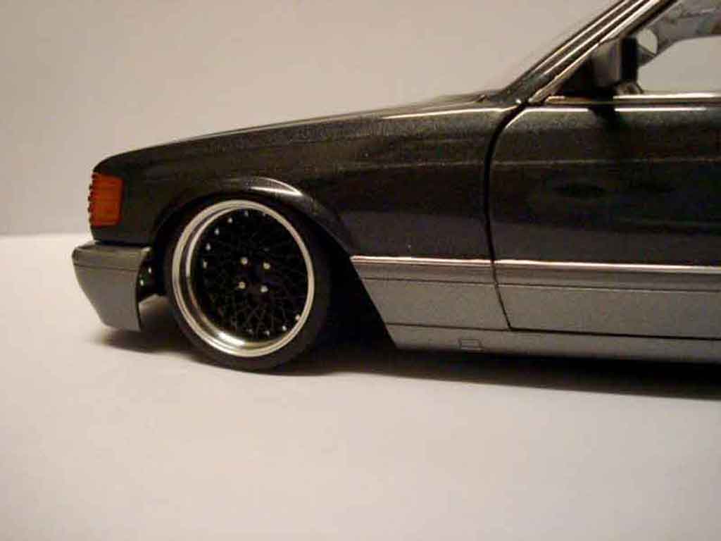 Mercedes 500 Coupe jantes 16 bbs 1/18 Autoart