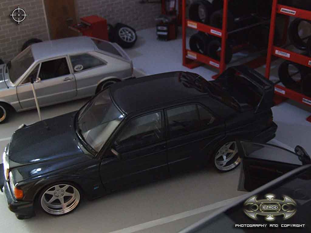 Mercedes 190 Evo 2.5 16 evolution 2 jantes bords larges 1/18 Autoart