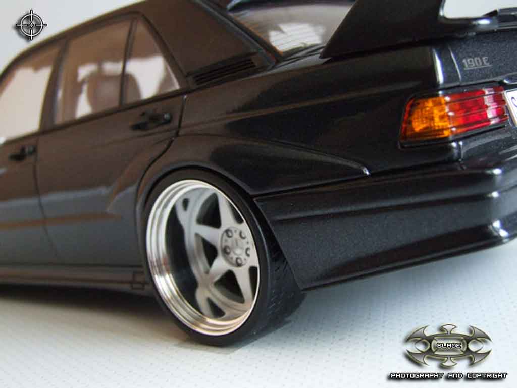 Mercedes 190 Evo 2.5 16 evolution 2 jantes bords larges 1/18 Autoart