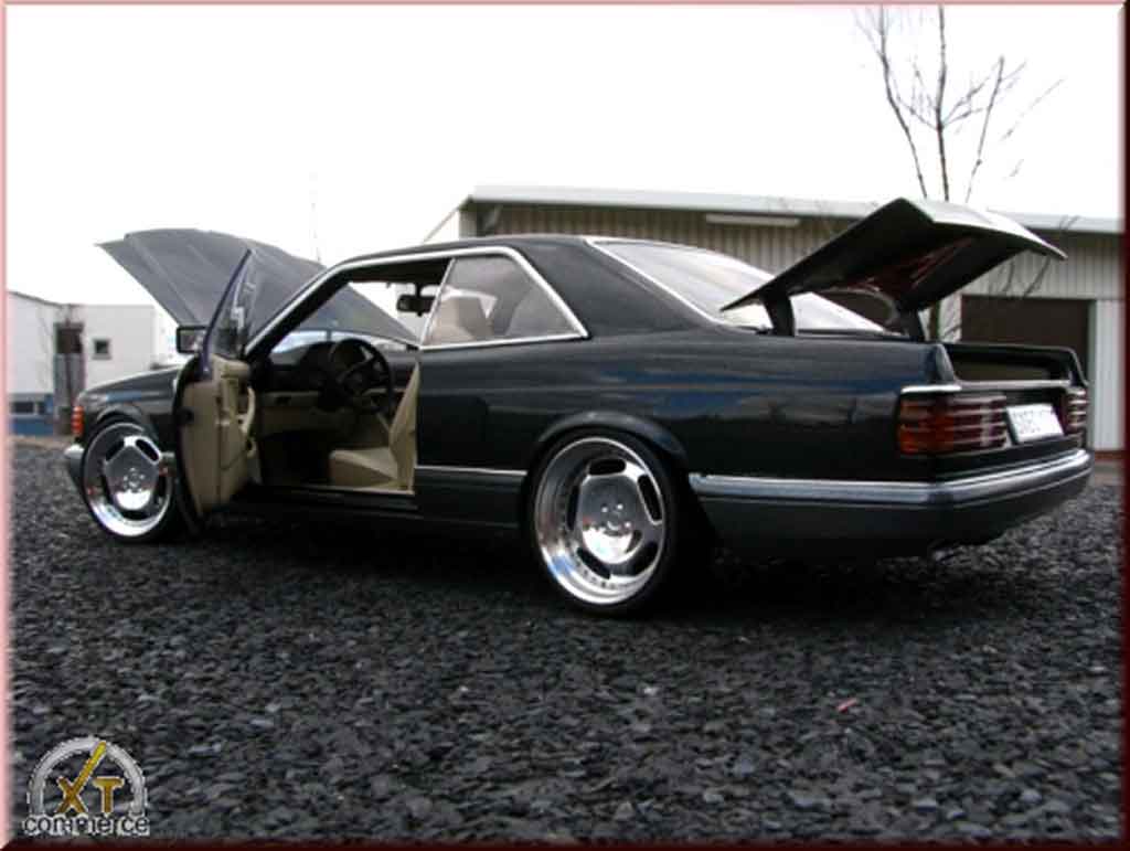 Mercedes 500 Coupe jantes 20 pouces 1/18 Autoart