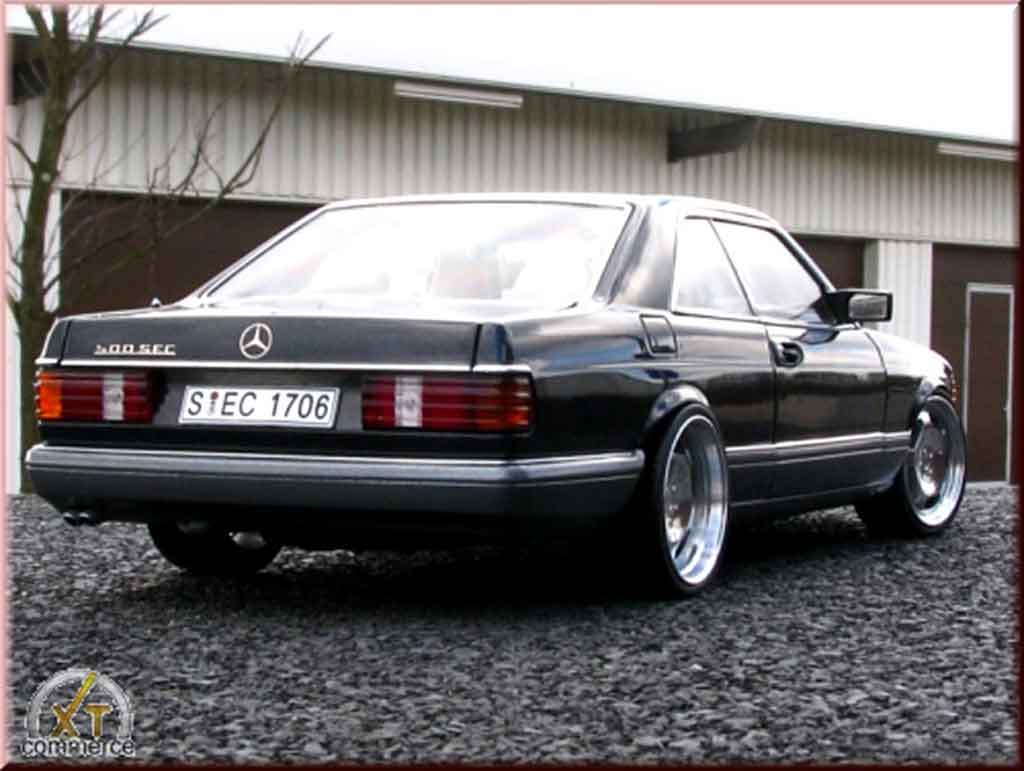 Mercedes 500 Coupe jantes 20 pouces 1/18 Autoart