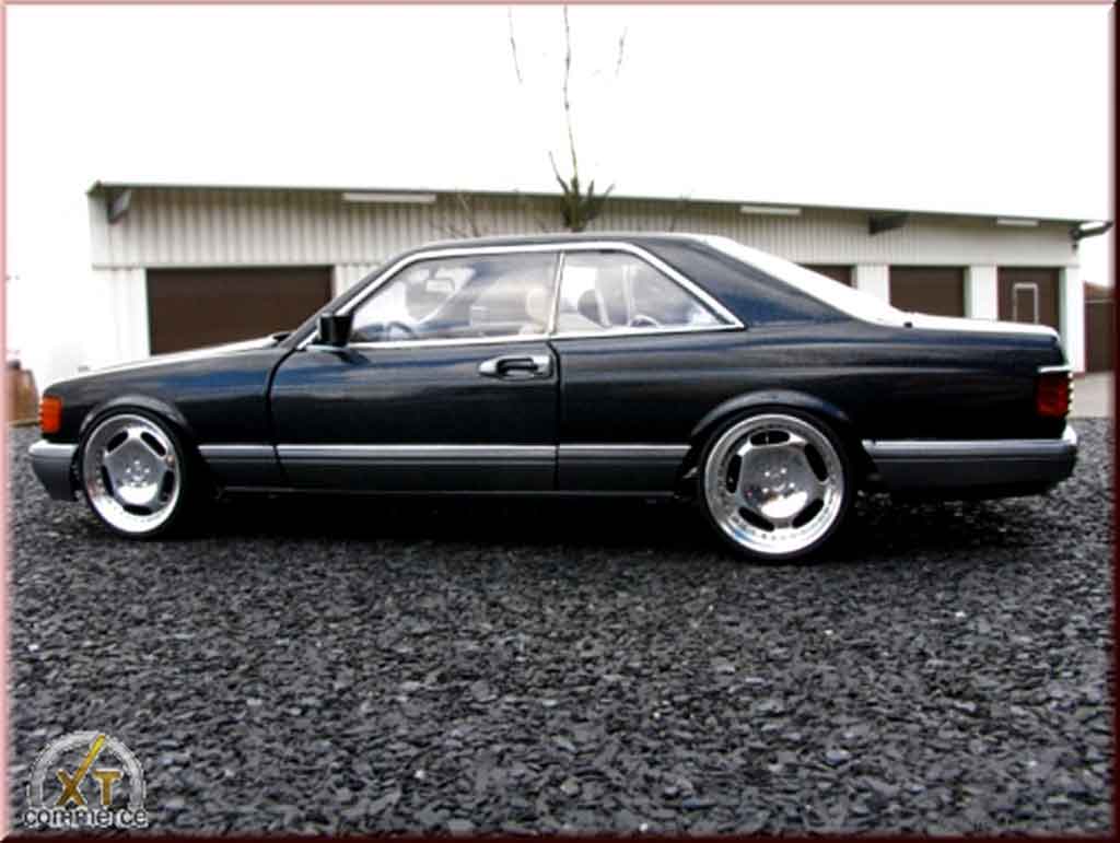 Mercedes 500 Coupe jantes 20 pouces 1/18 Autoart