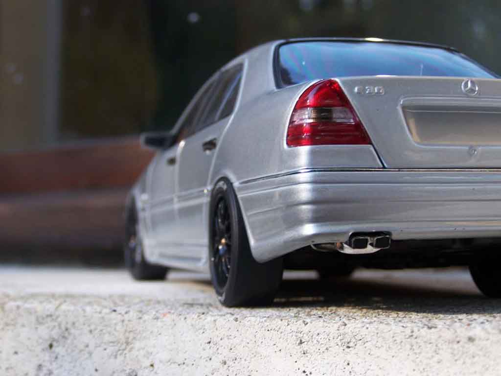 Mercedes Classe C AMG 36 grey jantes bbs 1/18 Ut Models