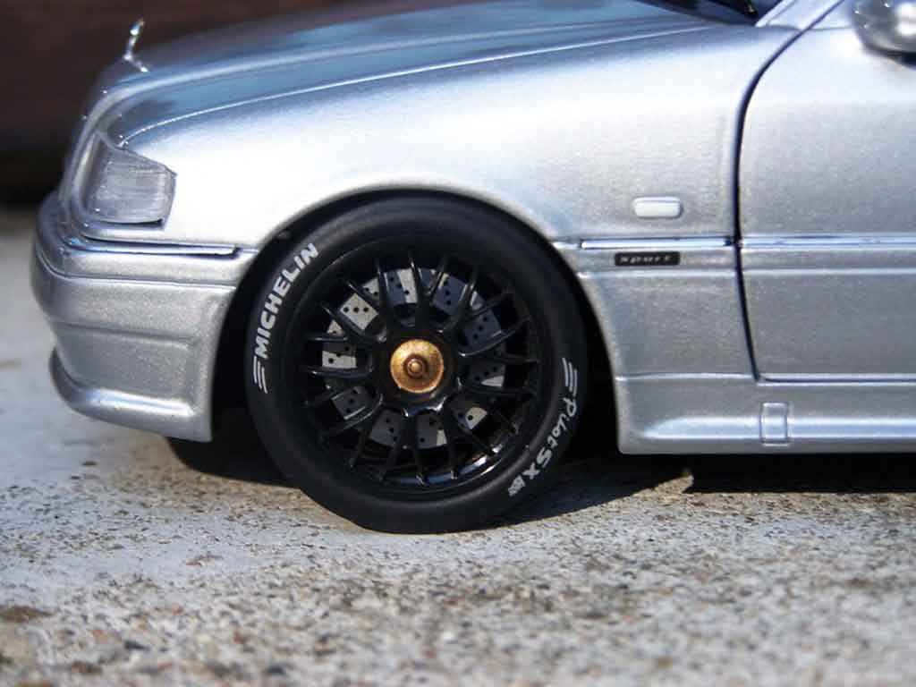 Mercedes Classe C AMG 36 grey jantes bbs 1/18 Ut Models
