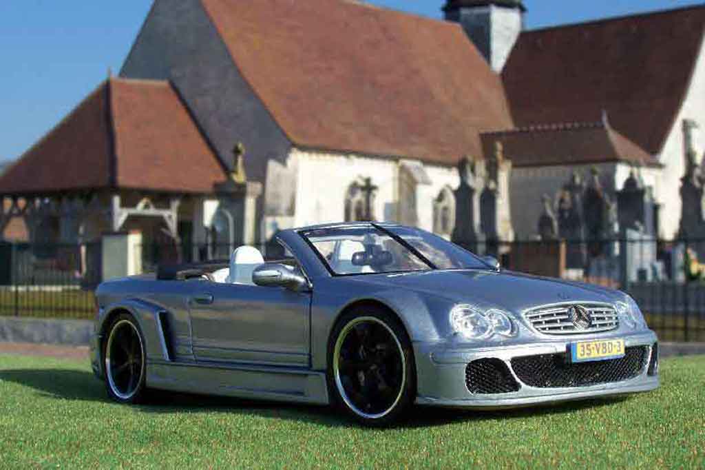 Mercedes Classe CL AMG DTM cabriolet 1/18 Maisto K AMG DTM cabriolet street grey diecast model cars