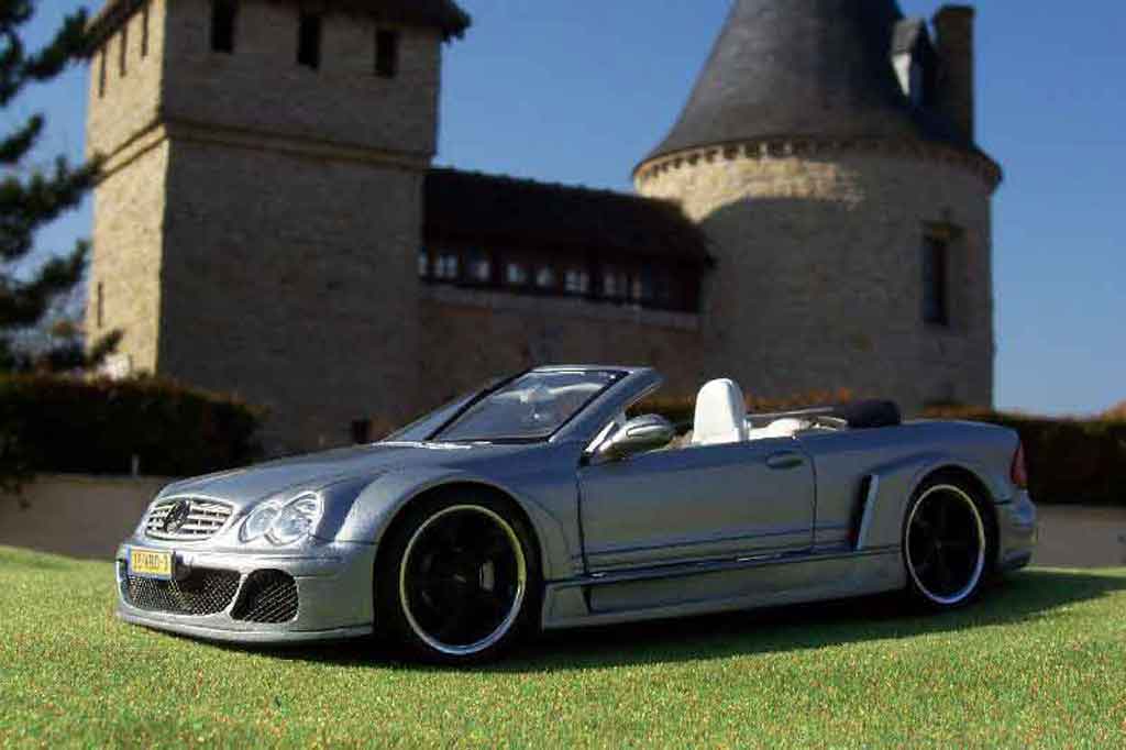 Mercedes Classe CL AMG DTM cabriolet K street grey 1/18 Maisto