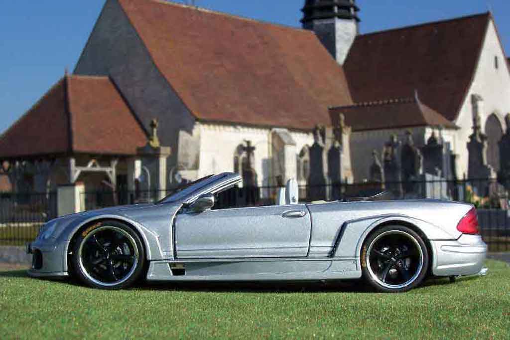 Mercedes Classe CL AMG DTM cabriolet K street grey 1/18 Maisto