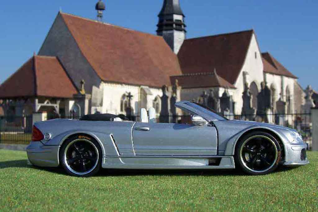 Mercedes Classe CL AMG DTM cabriolet K street grey 1/18 Maisto