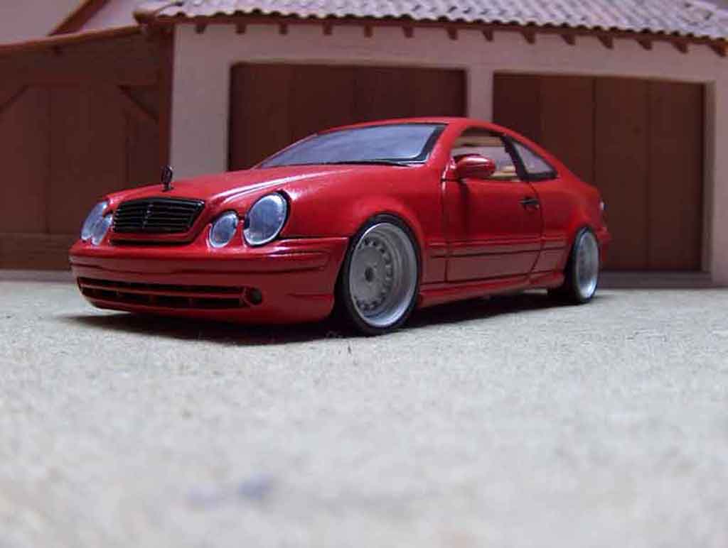 Mercedes Classe CL AMG 1/18 Anson K AMG german look red candy diecast model cars