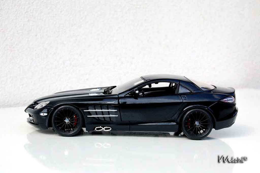 Mercedes SLR 1/18 Maisto mac laren black diecast model cars