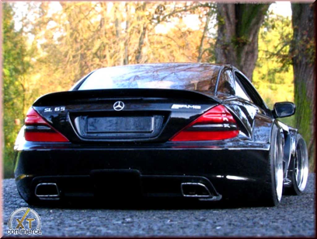 Mercedes Classe SL 65 1/18 Minichamps 65 amg black jantes 19 et 20 pouces diecast model cars