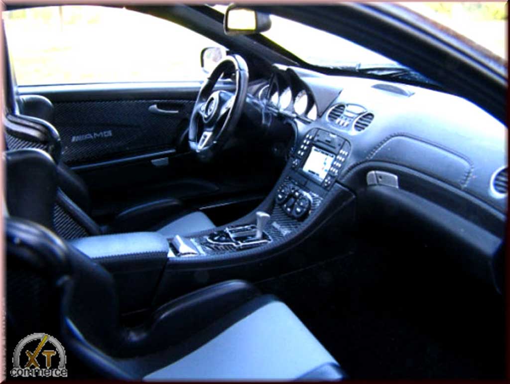 Mercedes Classe SL 65 amg black jantes 19 et 20 pouces 1/18 Minichamps