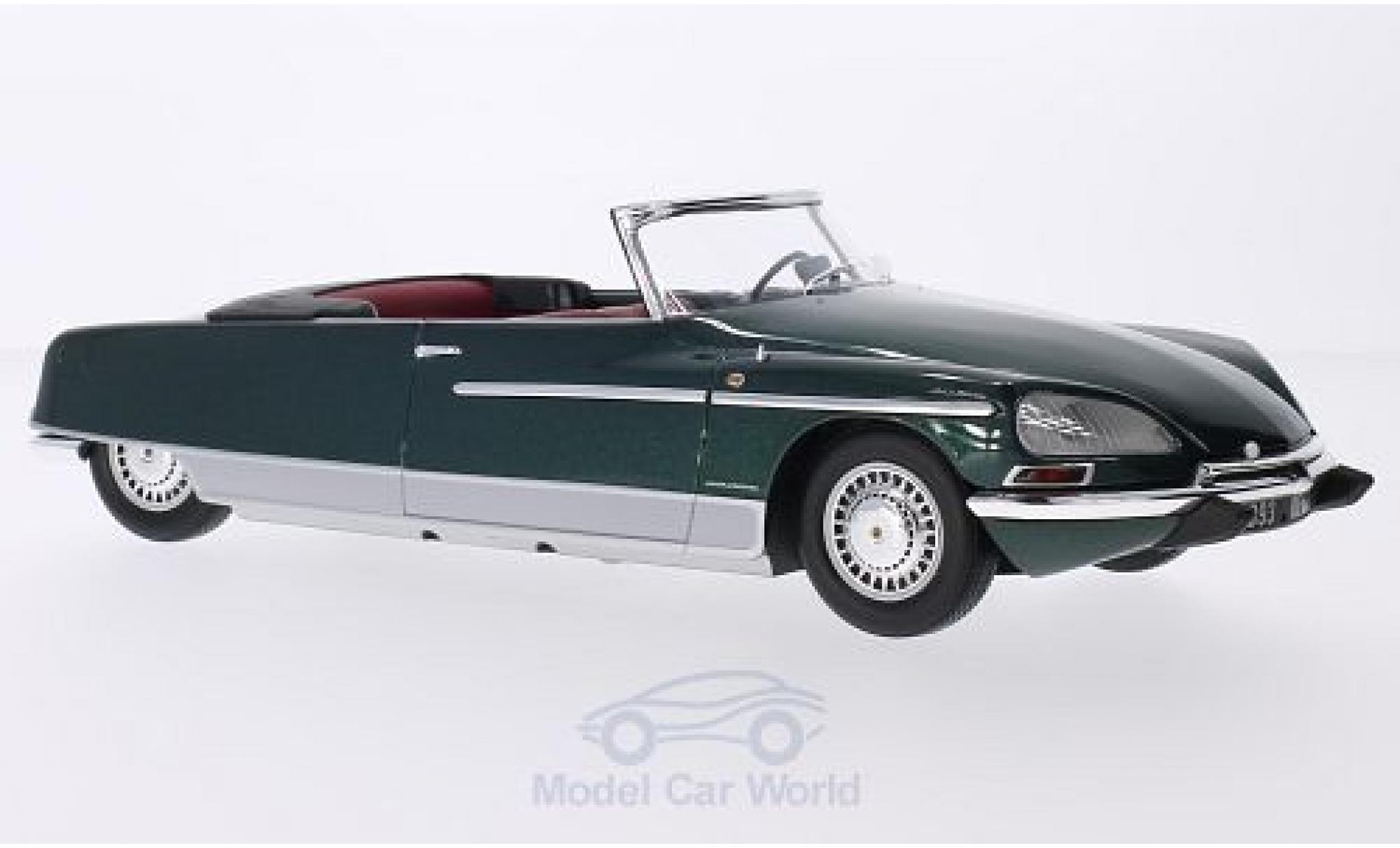 Citroen DS 1/18 Metal 18 21 Chapron Palm Beach metallic green 1968 mit Beleuchtung (Batterien nicht enthalten) diecast model cars