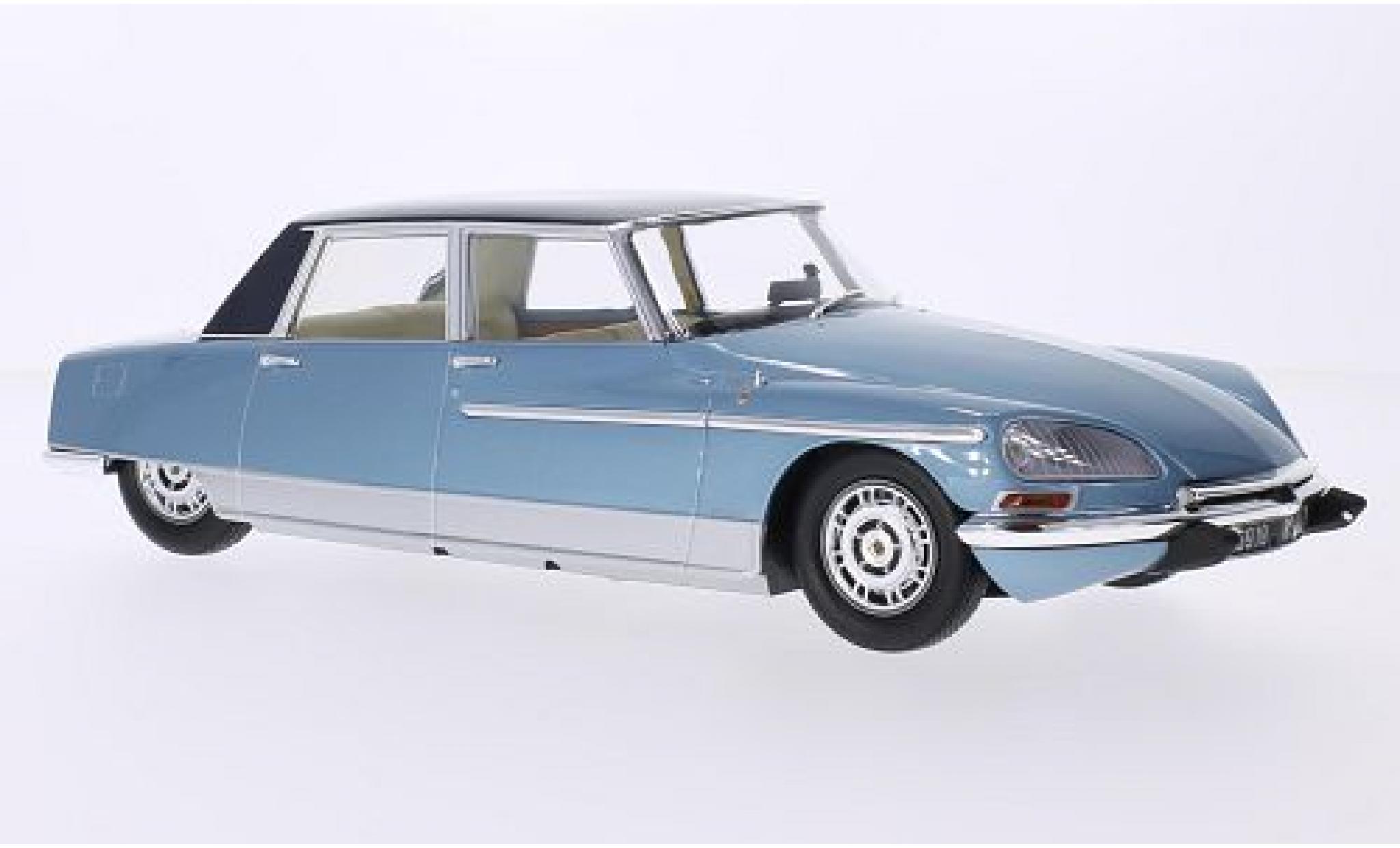 Citroen DS 1/18 Metal 18 21 Henri Chapron Lorraine metallic blue 1969 avec Beleuchtung (Batterien nicht enthalten) diecast model cars
