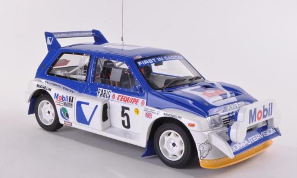 MG Metro 1/18 Ottomobile 6R4 No.5 Computervision T.Pond/R.Arthur Rally Monte Carlo 1986 diecast model cars