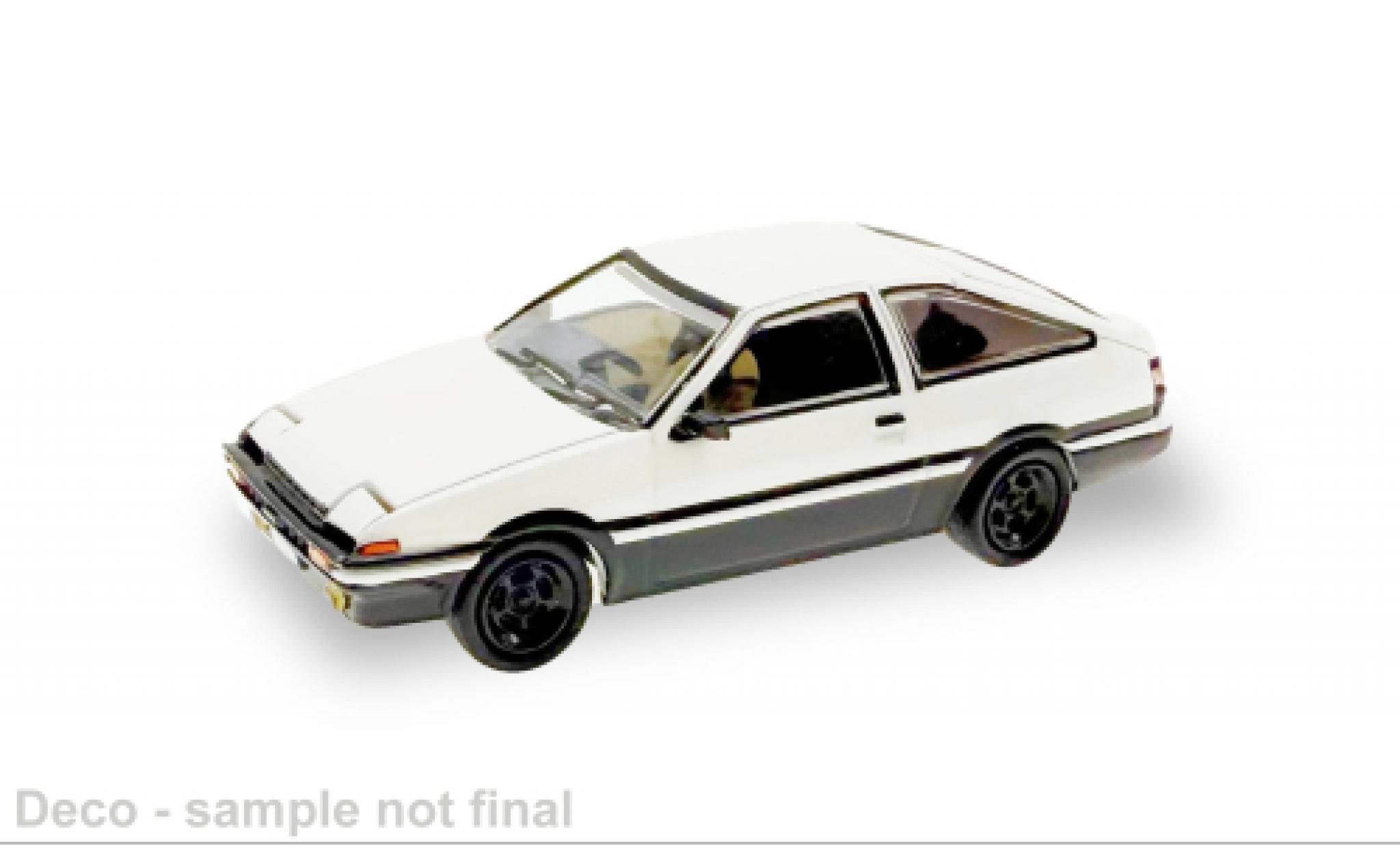 Toyota Corolla 1/87 Micro City 87 (AE86) white/black 1:87 diecast model cars