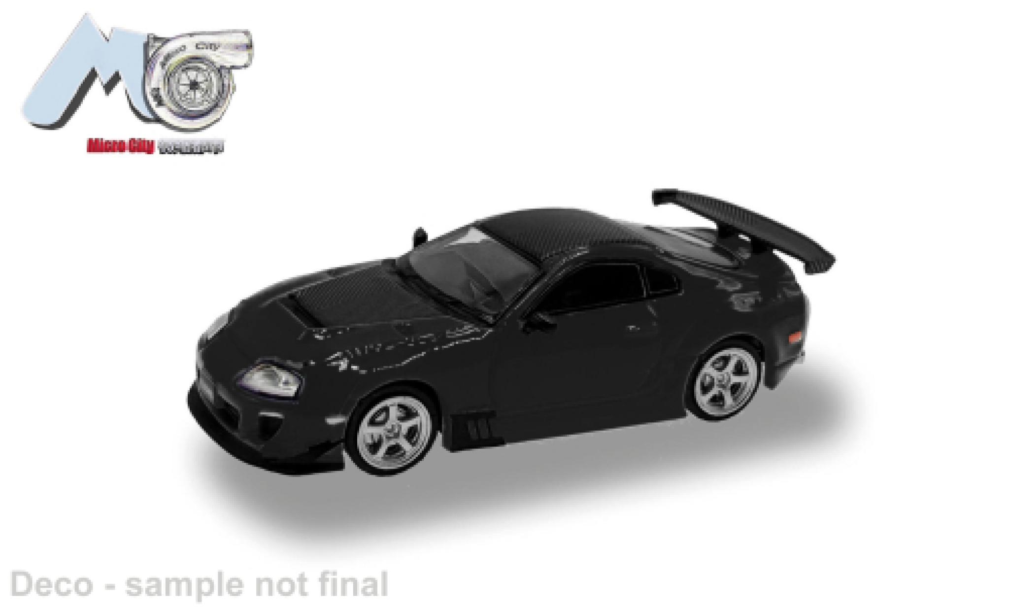 Toyota Supra 1/87 Micro City 87 black 1:87 diecast model cars