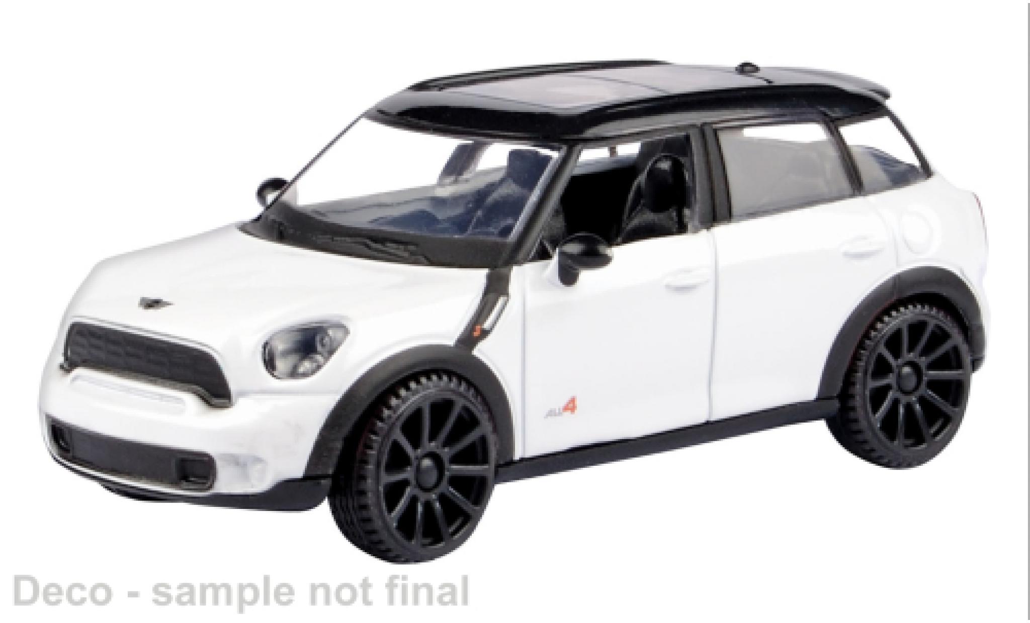 Mini Cooper 1/43 Motormax S Countryman white/black 1:43 diecast model cars