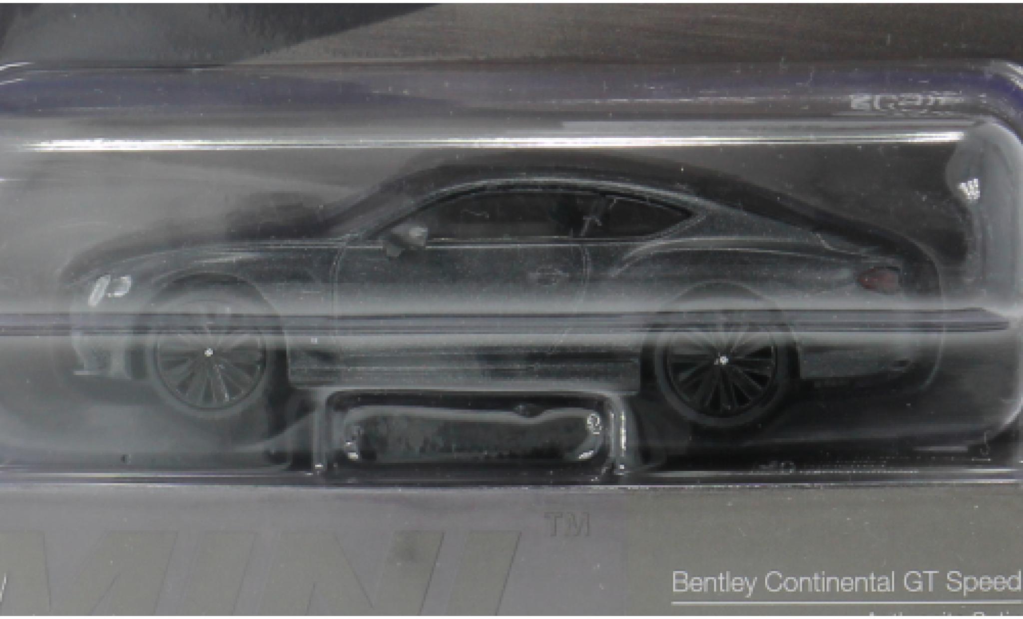 Bentley Continental 1/64 Mini GT GT Speed anthrazit 2022 1:64 diecast model cars