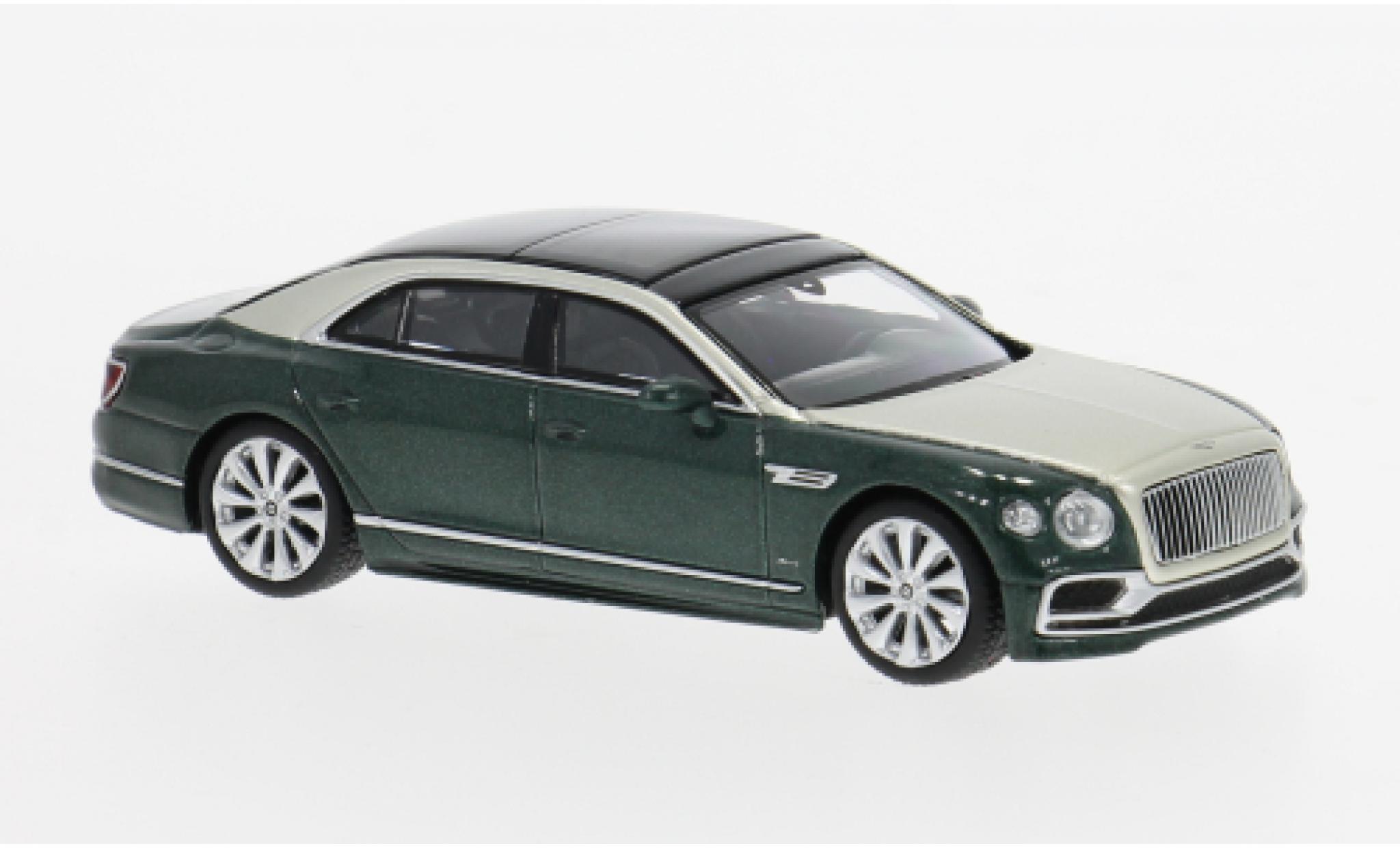 Bentley Flying Spur 1/64 Mini GT green/beige 1:64 diecast model cars