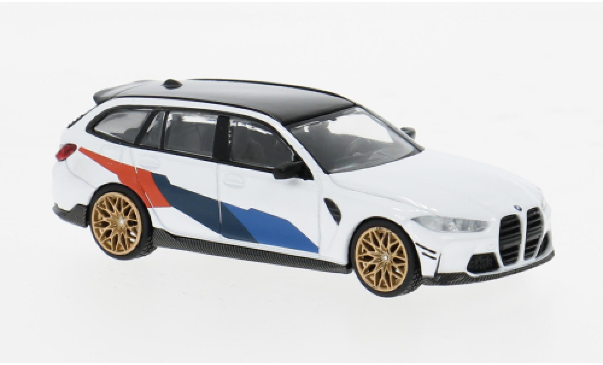 Bmw M3 1/64 Mini GT M Performance Touring white/Dekor 1:64 diecast model cars