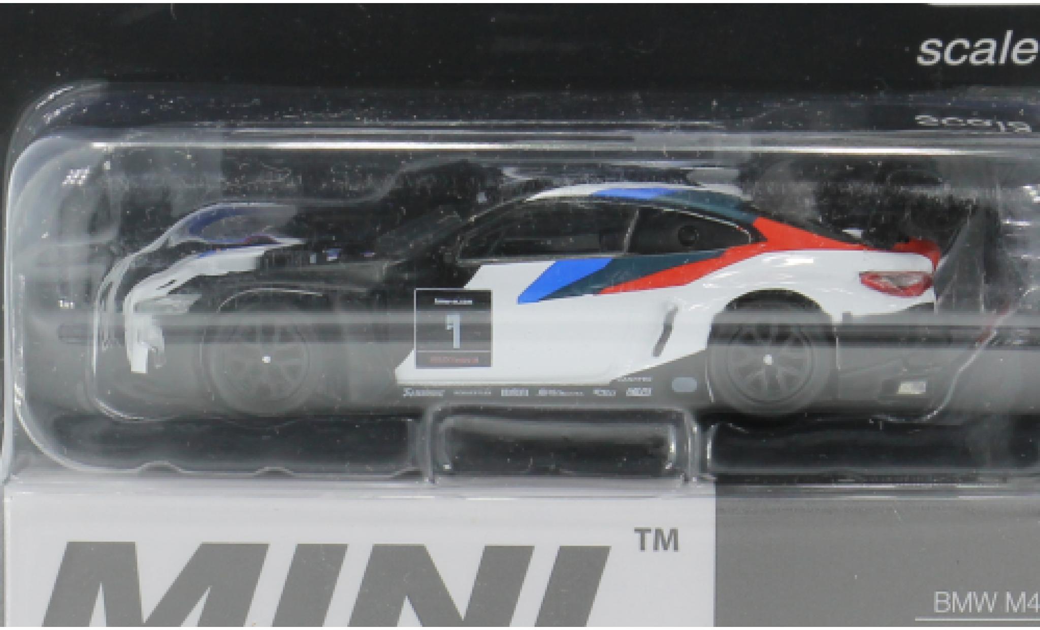 Bmw M4 1/64 Mini GT GT3 white/Dekor 2021 1:64 diecast model cars