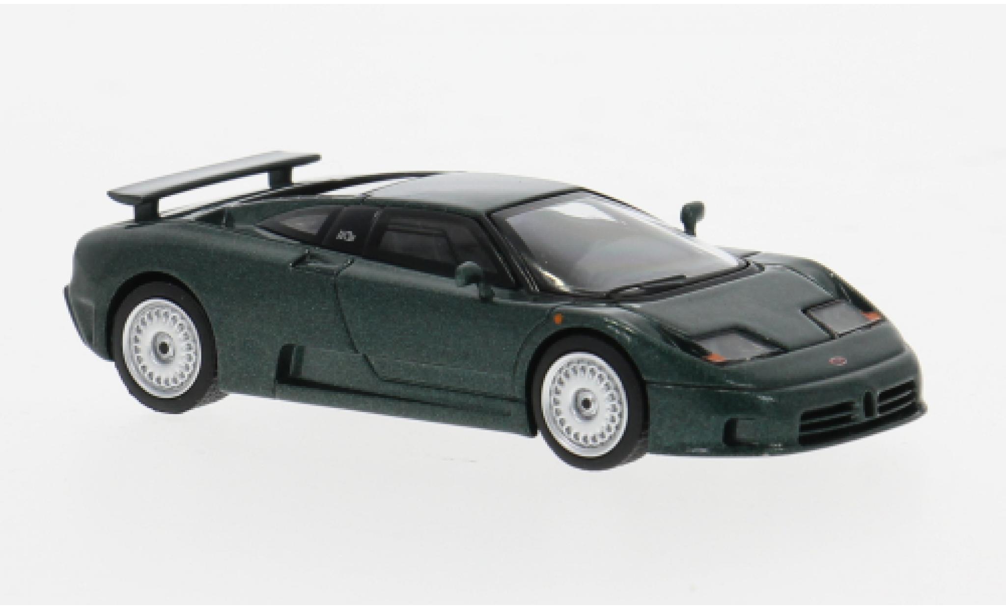 Bugatti EB110 1/64 Mini GT GT green 1995 1:64 diecast model cars