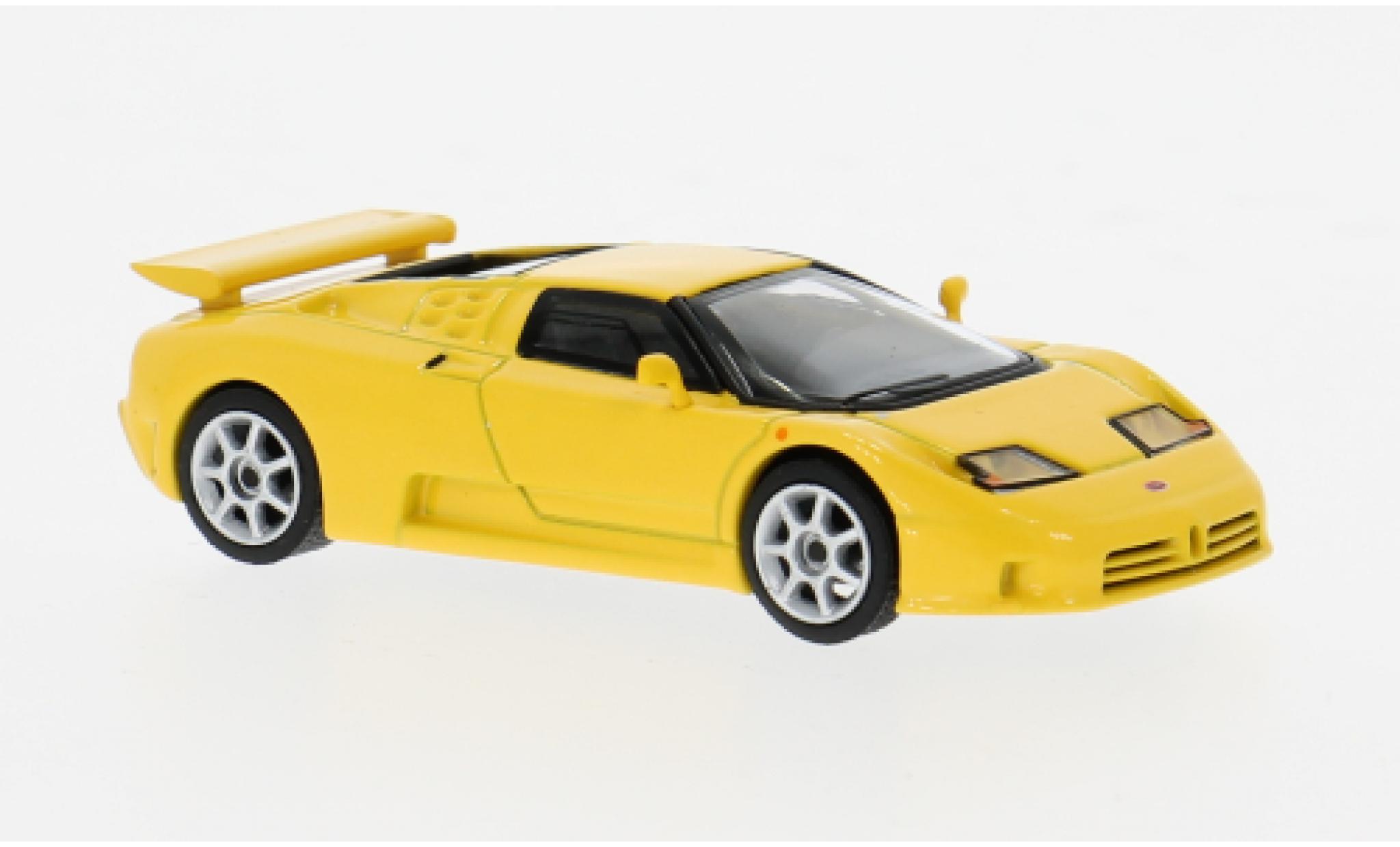 Bugatti EB110 1/64 Mini GT Super Sport yellow 1995 1:64 diecast model cars