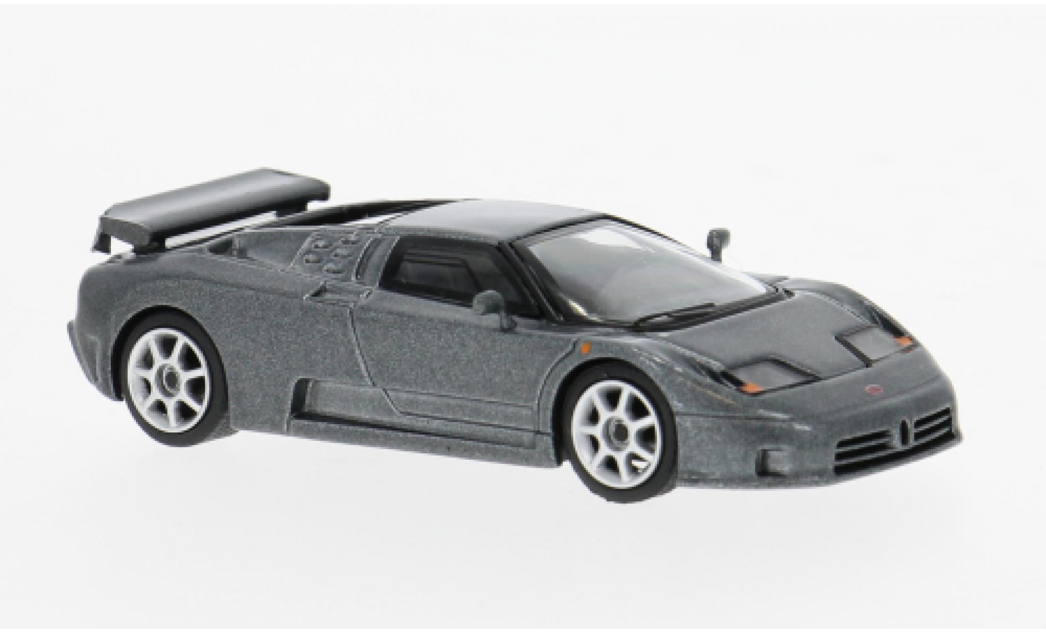 Bugatti EB110 1/64 Mini GT Super Sport grey 1995 1:64 diecast model cars