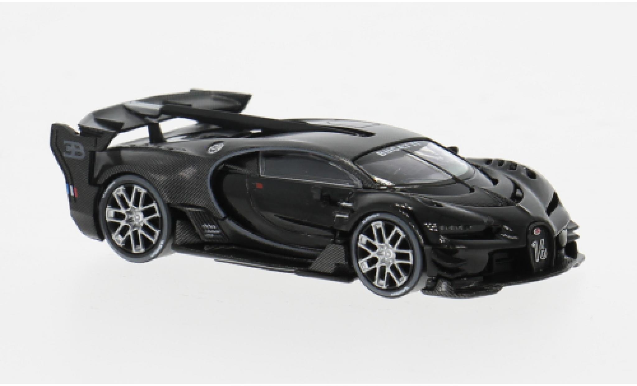 Bugatti Vision 1/64 Mini GT Gran Turimo black 2015 1:64 diecast model cars