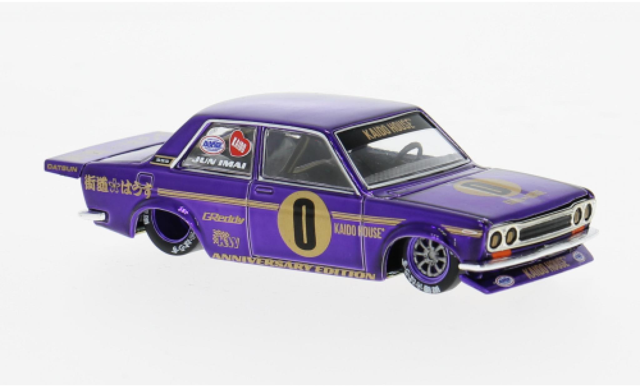 Datsun 510 1/64 Mini GT Pro Street Anniversary Edition purple 1:64 diecast model cars
