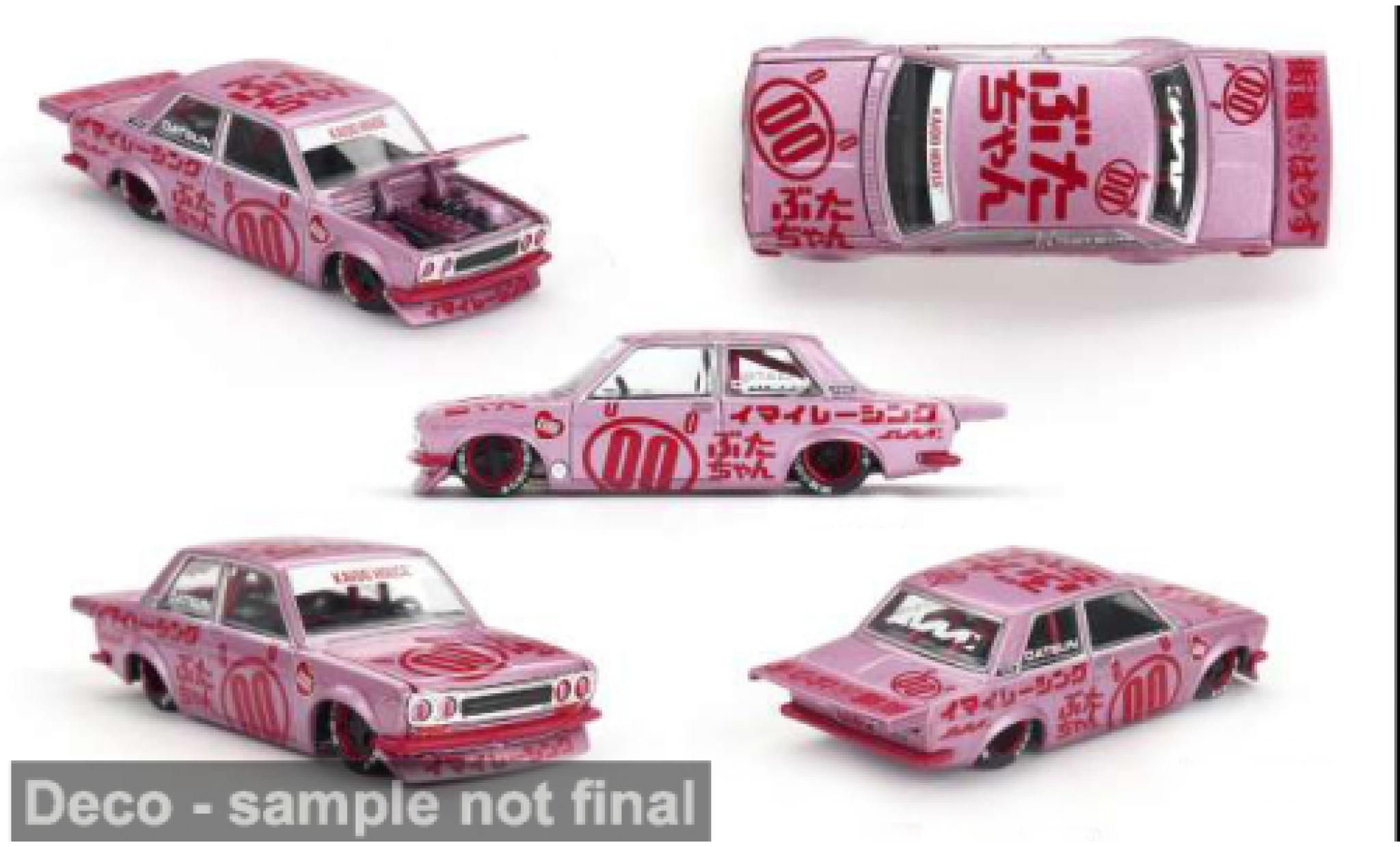 Datsun 510 1/64 Mini GT Pro Street Buta V1 pink 1:64 diecast model cars