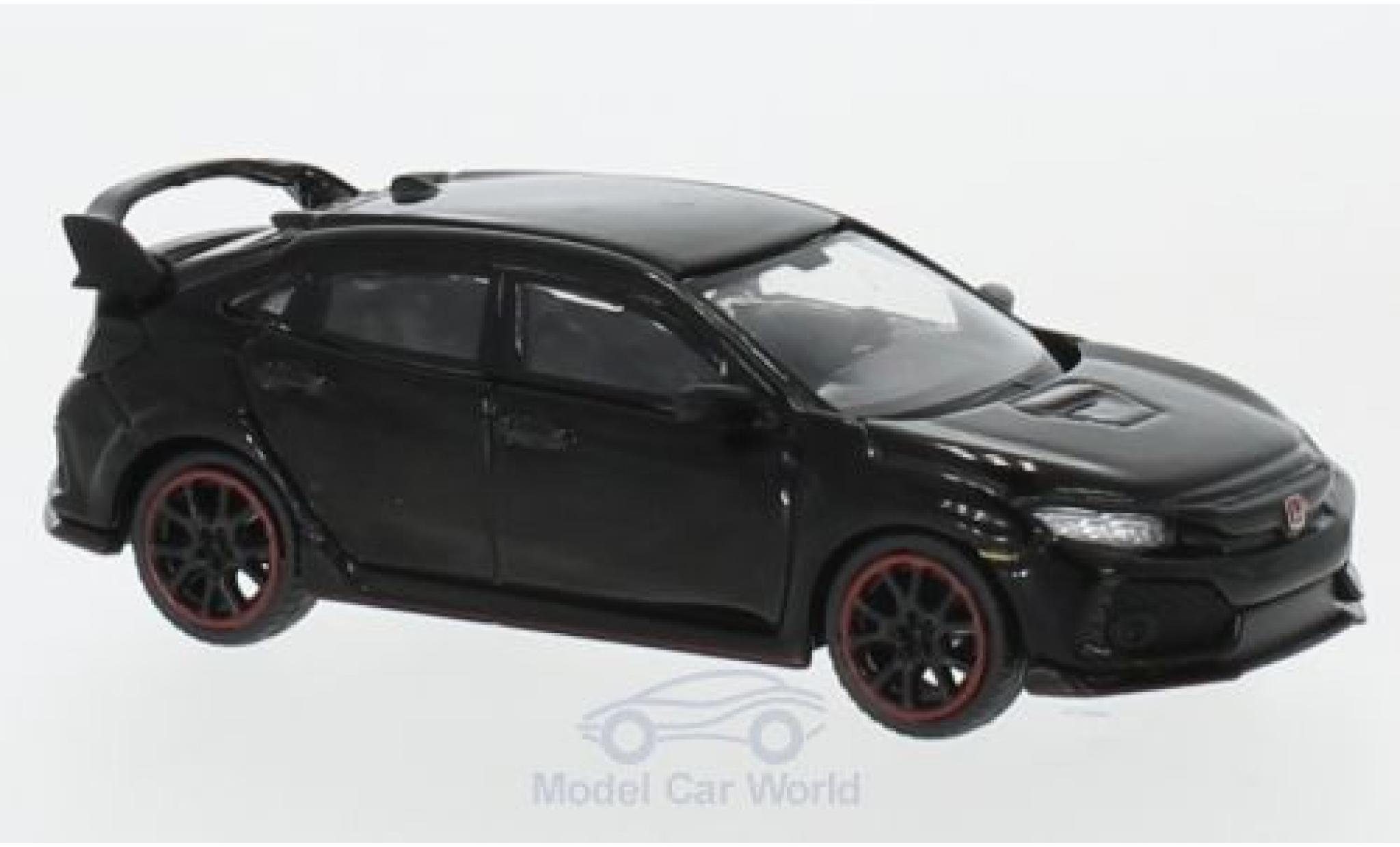 Honda Civic 1/64 Mini GT Type R (FK8) black diecast model cars