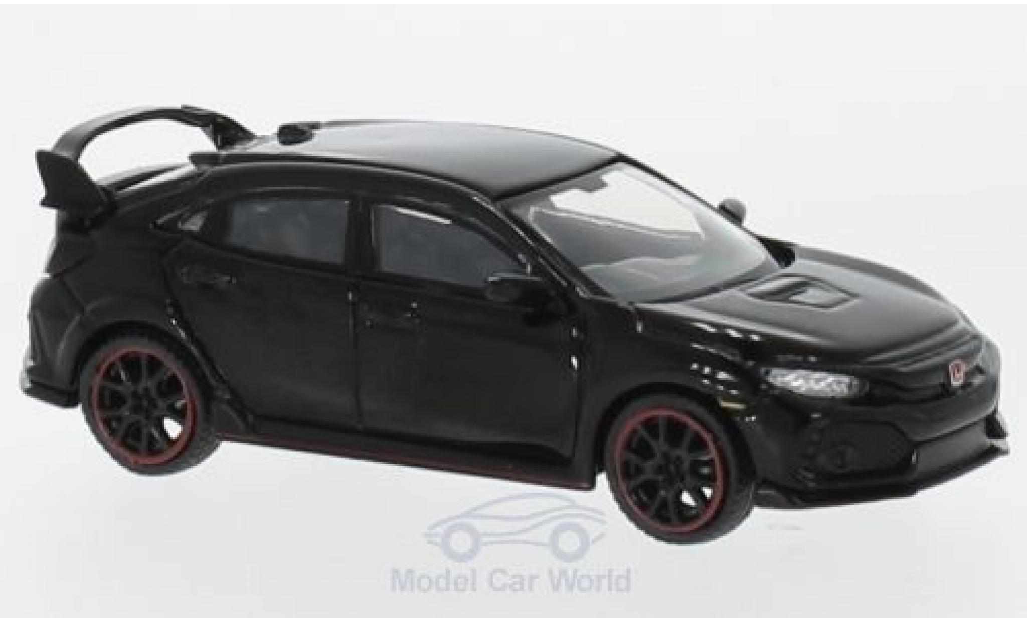 Honda Civic 1/64 Mini GT Type R (FK8) black RHD diecast model cars