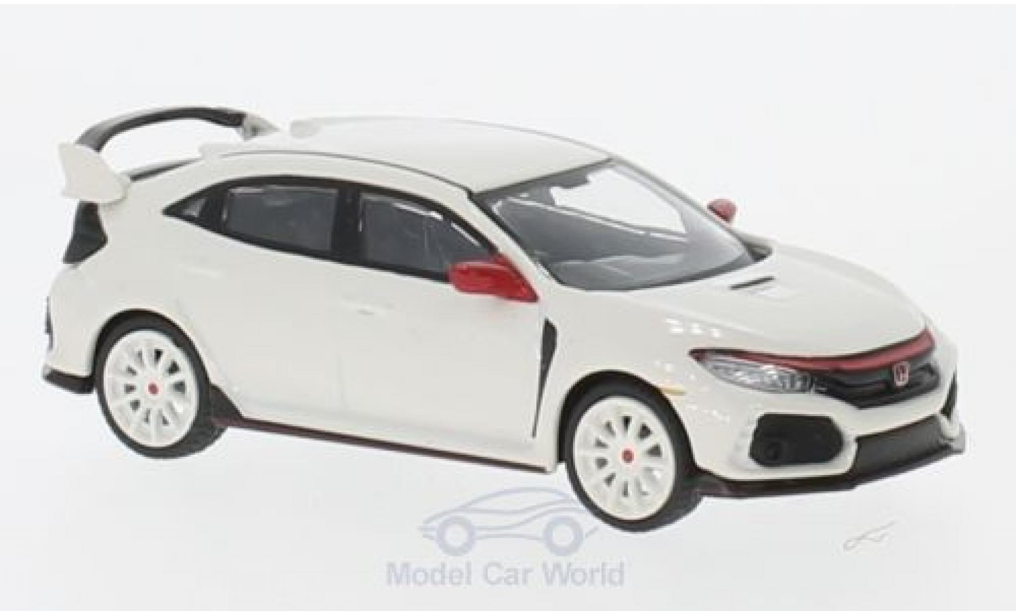 Honda Civic Type R 1/64 Mini GT Type R (FK8) white RHD diecast model cars